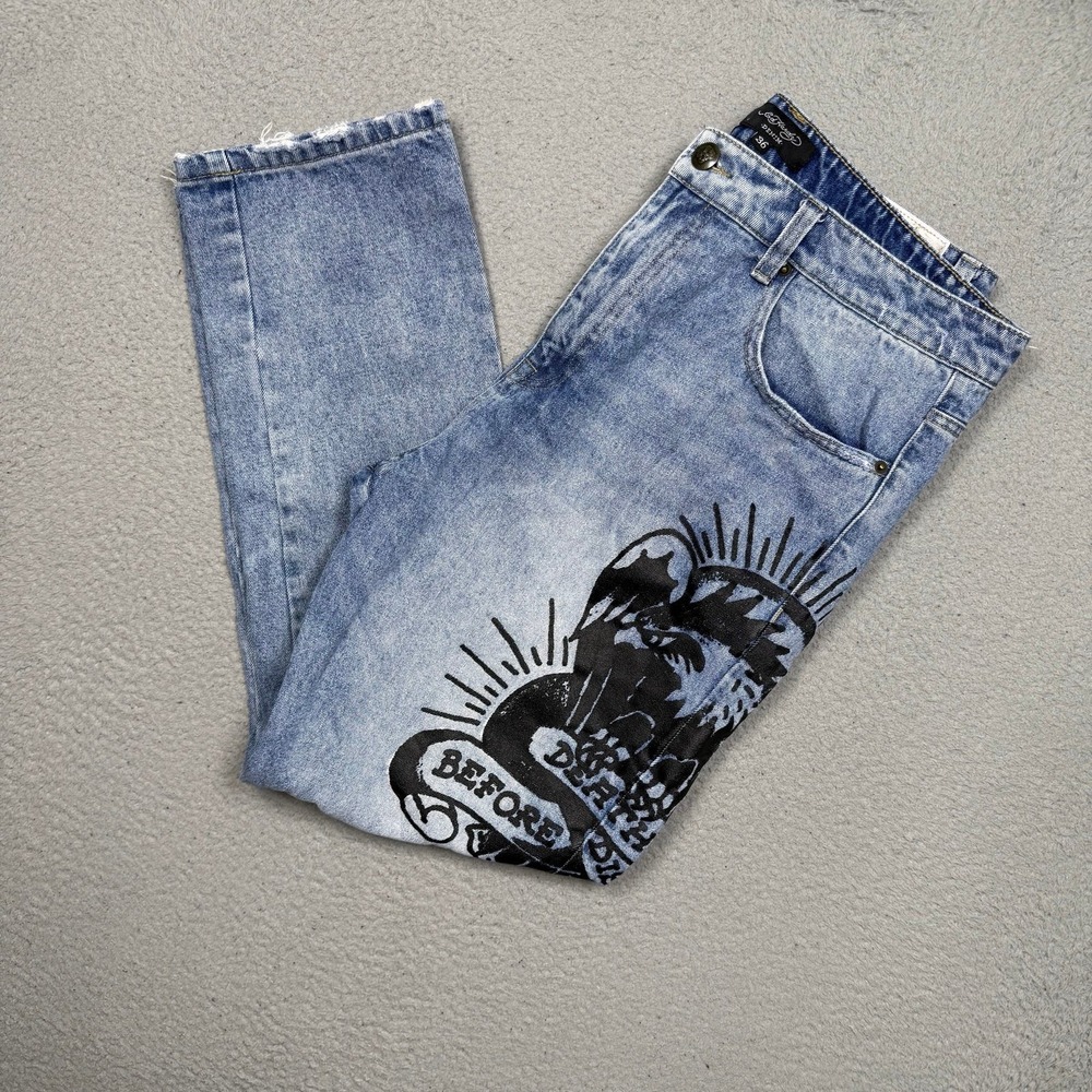 Ed Hardy Death Before Dishonor Jeans‎